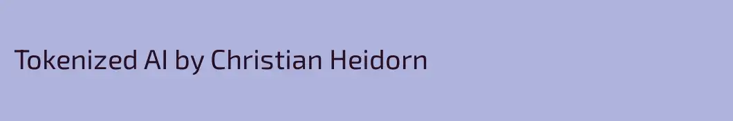 Tokenized AI by Christian Heidorn